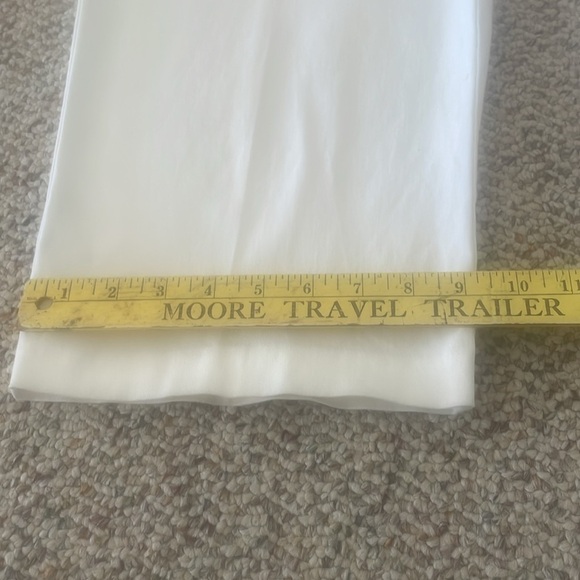 Briggs White Wide-Leg High Rise Capris. 14P. Y2K - Picture 7 of 12